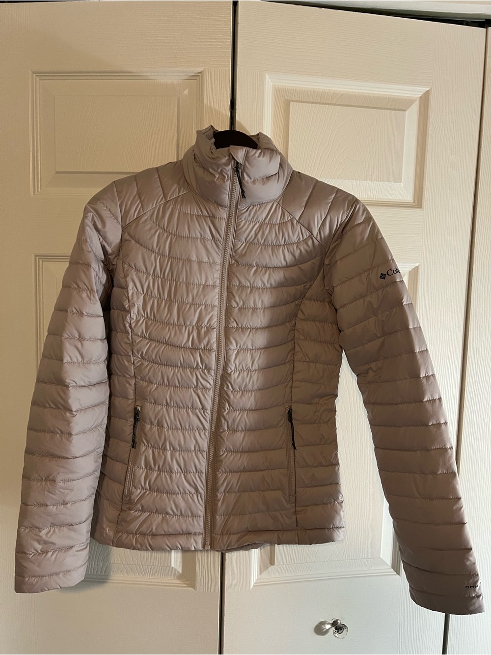 Columbia Women's Packable Quilted Puffer Jacket color light purple